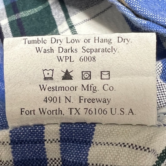 Panhandle Slim Rough Stock Western Button Down Shirt Large 16.5 Long Sleeves - Picture 9 of 13